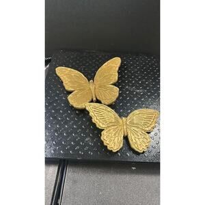 Plastic Homco Butterflies - set of 2